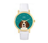 Toff London Ladies Beagle Dog Head Watch