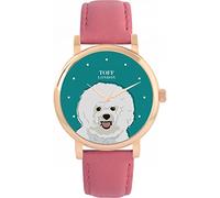 Toff London Ladies Bichon Frise Dog Head Watch