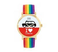 Toff London Ladies Black Taxi Watch
