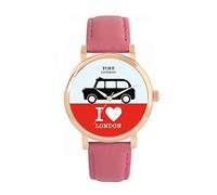 Toff London Ladies Black Taxi Watch