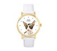 Toff London Ladies Blue Cornish Rex Cat Head Watch