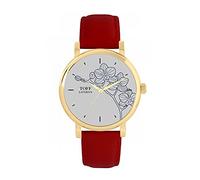 Toff London Ladies Blue Orchid Flower Watch