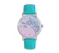 Toff London Ladies Blue Orchid Flower Watch