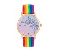 Toff London Ladies Blue Orchid Flower Watch