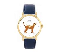 Toff London Ladies Brown Abyssinian Cat Watch
