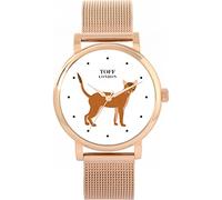 Toff London Ladies Brown Abyssinian Cat Watch