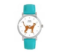 Toff London Ladies Brown Abyssinian Cat Watch