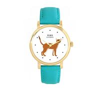 Toff London Ladies Brown Abyssinian Cat Watch