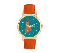 Toff London Ladies Brown Afghan Hound Dog Watch
