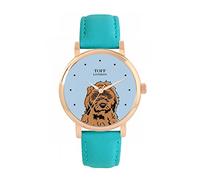 Toff London Ladies Brown Cockapoo Dog Head Watch