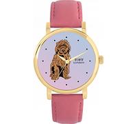 Toff London Ladies Brown Cockapoo Dog Watch