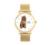 Toff London Ladies Brown Cockapoo Dog Watch