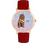 Toff London Ladies Brown Cockapoo Dog Watch