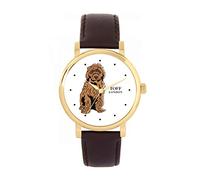 Toff London Ladies Brown Cockapoo Dog Watch
