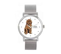 Toff London Ladies Brown Cockapoo Dog Watch