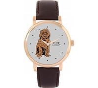 Toff London Ladies Brown Cockapoo Dog Watch