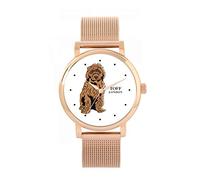 Toff London Ladies Brown Cockapoo Dog Watch
