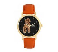Toff London Ladies Brown Cockapoo Dog Watch