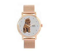 Toff London Ladies Brown Cockapoo Dog Watch