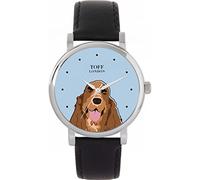 Toff London Ladies Brown Cocker Spaniel Dog Head Watch