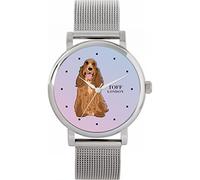 Toff London Ladies Brown Cocker Spaniel Dog Watch