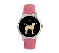 Toff London Ladies Brown German Rex Cat Watch