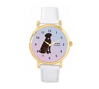 Toff London Ladies Brown Labrador Retriever Dog Watch