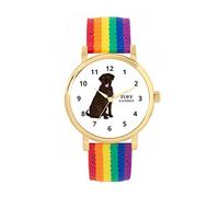 Toff London Ladies Brown Labrador Retriever Dog Watch