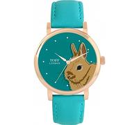 Toff London Ladies Brown Netherland Dwarf Rabbit Head Watch