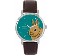Toff London Ladies Brown Netherland Dwarf Rabbit Head Watch