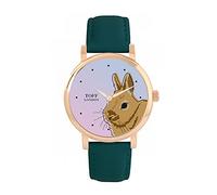 Toff London Ladies Brown Netherland Dwarf Rabbit Head Watch