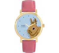 Toff London Ladies Brown Netherland Dwarf Rabbit Head Watch