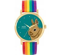 Toff London Ladies Brown Netherland Dwarf Rabbit Head Watch