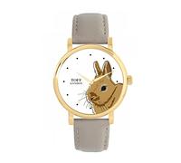 Toff London Ladies Brown Netherland Dwarf Rabbit Head Watch