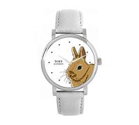 Toff London Ladies Brown Netherland Dwarf Rabbit Head Watch