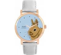 Toff London Ladies Brown Netherland Dwarf Rabbit Head Watch