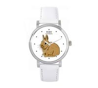 Toff London Ladies Brown Netherland Dwarf Rabbit Watch
