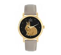 Toff London Ladies Brown Netherland Dwarf Rabbit Watch