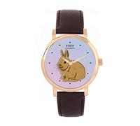 Toff London Ladies Brown Netherland Dwarf Rabbit Watch