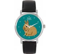 Toff London Ladies Brown Netherland Dwarf Rabbit Watch