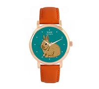 Toff London Ladies Brown Netherland Dwarf Rabbit Watch