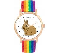 Toff London Ladies Brown Netherland Dwarf Rabbit Watch