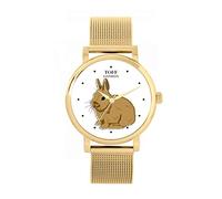 Toff London Ladies Brown Netherland Dwarf Rabbit Watch