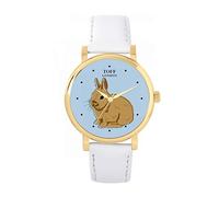 Toff London Ladies Brown Netherland Dwarf Rabbit Watch