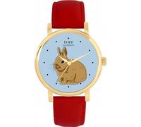 Toff London Ladies Brown Netherland Dwarf Rabbit Watch