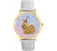 Toff London Ladies Brown Netherland Dwarf Rabbit Watch