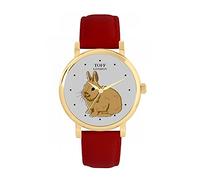 Toff London Ladies Brown Netherland Dwarf Rabbit Watch