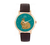 Toff London Ladies Brown Netherland Dwarf Rabbit Watch