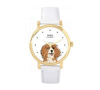 Toff London Ladies Cavalier King Charles Dog Head Watch