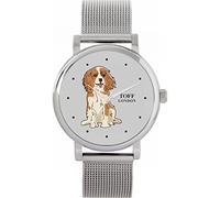 Toff London Ladies Cavalier King Charles Dog Watch